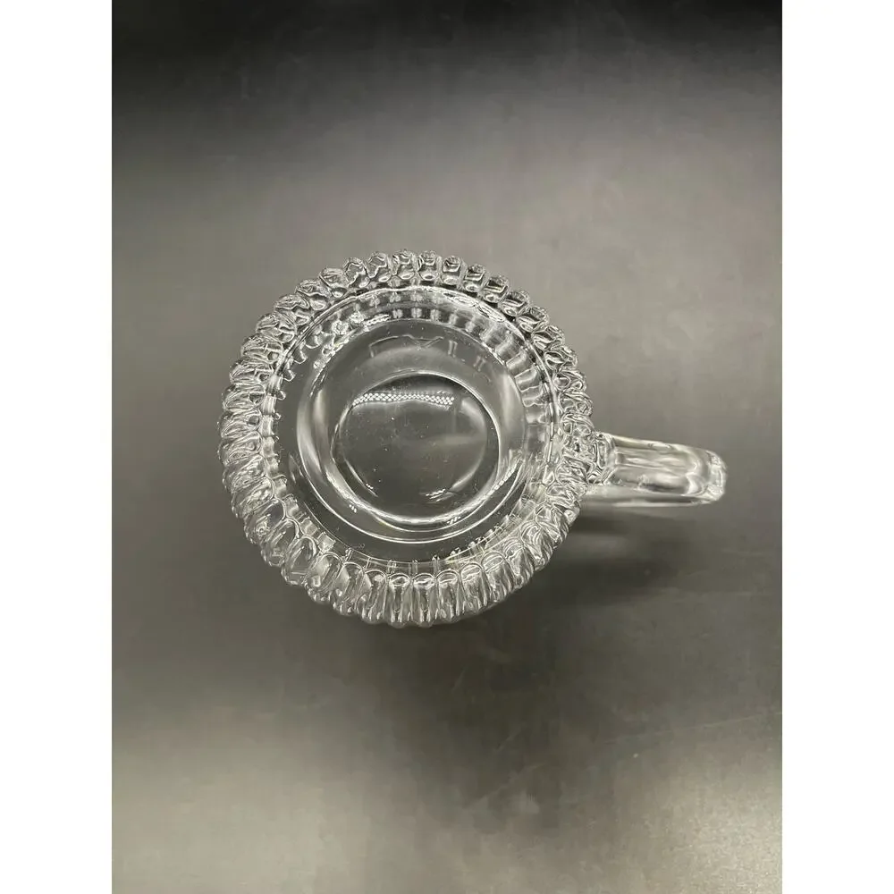 Anthropologie Crystal Glass Creamer LAIT French
